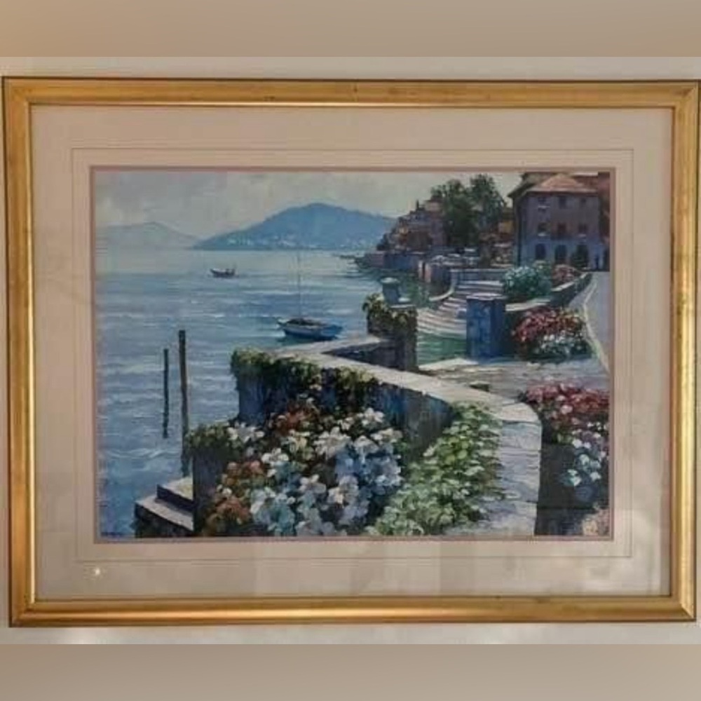Mediterranean Coastal Print By Howard Behrens